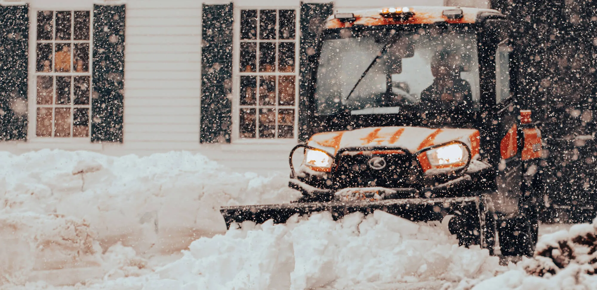 Snow plowing